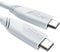 All-purpose 8K USB-C Cable, USB4, officially certified – 1m (transfers data and 8K video at 40Gbps, 100W of charging power, universal data/charging/monitor cable, white) by CableDirect