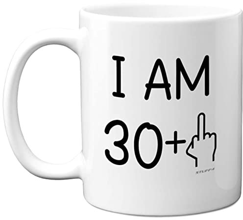 31st Birthday Gifts for Women Men, Rude Novelty Mug Middle Finger, Gag Joke Gifts, Perfect Funny Mugs for Birthday Present, 11oz Premium Ceramic Coffee Mug