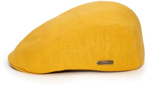 Sterkowski Gecko Schiebermütze | 100% Leinen Super Leichte Sommermütze mit Baumwoll Schweissband
