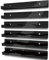 YMVV Nagellackregal, 38,1 cm, Wandmontage, 6 Stück, schwarz, Acryl-Organizer, Zubehör für Nageltechnik, tolles Display für Salons und Einzelhändler