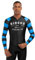 SIROKO - Langärmeliges Radtrikot M2 Legend - XL - Schwarz/Electric Blue