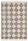 Teppich Baumwolle Muster braun/beige 160 x 230 cm mit Quasten Boho Sinop