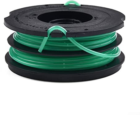 QOXEZY Lot de 6 bobines et fil de rechange pour débroussailleuse pour Black & Decker GL701/GL710/GL716/GL720/GL741