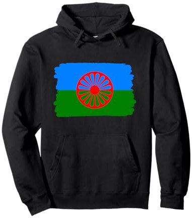 Gitanos Calé Bandera Romaní Bandera Gitana Sudadera con Capucha