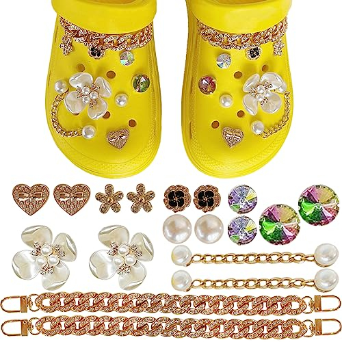 DKDDSSS 18 Stück Schuh Charms, Schuh-Charm für Croc, Clog-Dekor Kawaii-Deko, Schuhanhänger Armbandanhänger, Schuh-Anstecker-Dekoration, für Kinder Mädchen Jungen Frauen