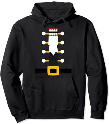 Wooden Nutcracker Uniform Holiday Pajama Dress Up T-shirt Pullover Hoodie