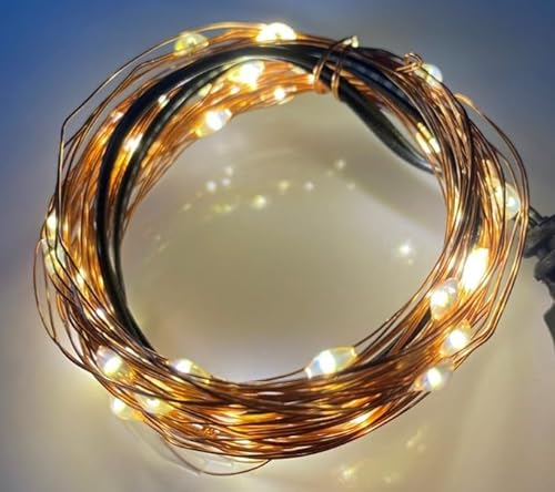 USB-Lichterkette, warmweiße LED, 5 Meter