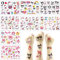 Sanrio Tattoos Kinder Hautfreundlich, 8 Blätt Sanrio Kindertattoos Mädchen, Kuromi Tattoos, Kitty Tattoos, My Melody Tattoos, Sanrio Temporäre Tattoos für Kinder Mädchen