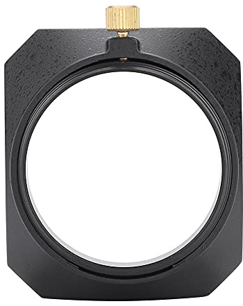 Paraluce Rettangolare, Paraluce per Videocamera Digitale in Plastica Ad Alto Impatto con Videocamera DV con Attacco a Vite per Filtro Obiettivo da 49 Mm o Filettatura a Cilindro