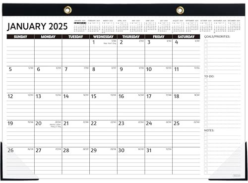 Tischkalender 2025-26, Medium, Schwarz2