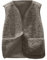 Joligiao Gilet Donna Pile Smanicato Gilet Elegante Invernale con Tasca a Tinta Unita Senza Maniche Casual Termico con Pulsante Giaccacon per Invernale Autunno Khaki S