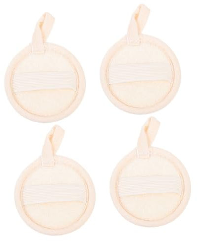 WOONEKY Luffaschwämme Gesichts-Luffa-Pad Peeling-Wäscher Make-up-Entferner-Pad sanfte Reinigungspads