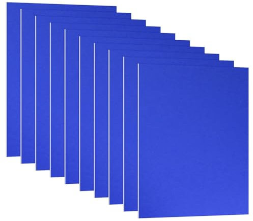 Pyatofy Hoja de Aluminio Anodizado de 7x5x1/32 Pulgadas, 10 Piezas de Placa de Aluminio Rectangular de Metal, Espacios en de Grabado de 0,8 mm de Espesor para Bricolaje con