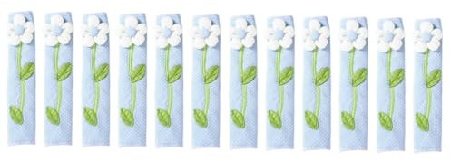 BUGUUYO 3sets Fridge Freezer Handle Covers Washable Door Handle Protectors for Fridge Microwave Oven Cabinet (Sky-) 4pcs*3