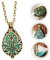 VALICLUD 2st Aromatherapie-halskette Pullover Halskette Schmuck Diffusor Für Ätherische Öle Im Auto Aromatherapie-diffusor-halskette Auto-parfüm-diffusor Antike Bronzelegierung Golden