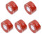 OKUMEYR 5st Wasserdichtes Klebeband Wasserdichtes Band Loch-patch-tape Leckbänder Reparaturband Für Selbstverschweißendes Klebeband Abdichten Wetterfestes Klebeband Rot Silikon-gummi