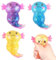 Axolotl Spielzeug 3 Stück Axolotl Stress Relief Squishy Ball Squeeze Toy Stressabbauendes Spielzeug Stress Toy für Kinder und Erwachsene, Squeeze Ball für Party (Zufällige Farbe)