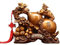 TCDHICY Statue Dekoration Exquisite Glückskürbis-Ornament, Hauseingang, TV-Schrank, dekoratives Kunsthandwerk, Einweihungsgeschenk Buddha Statue Home Décor(Mittel)