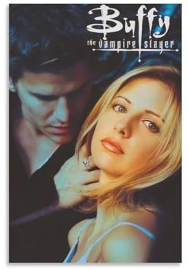 YRAEYWAER Buffy Poster The Vampire Slayer, ästhetische Dekoration, Wohnzimmer, modern, für Familie, Schlafzimmer, Wohnzimmer, Wandkunst, Dekoration, Poster, 30 x 45 cm, ungerahmt, 5 Stück