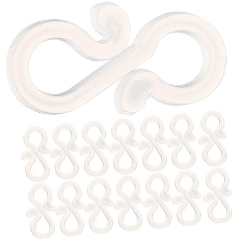 Cabilock 100pcs Outdoor Led Light String Hooks Reusable Gutter Clips for Hanging Christmas Lights Party Decor