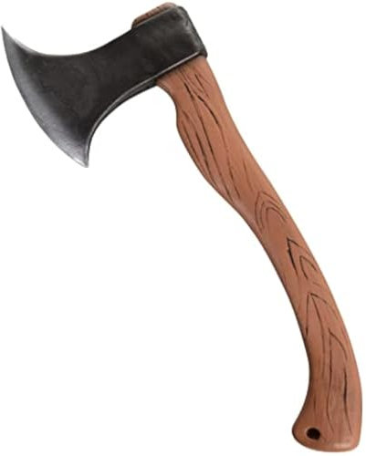 Hache de Viking en mousse pour costume d'Halloween, cosplay, arme médiévale et Renaissance (Hache courte-A0031)