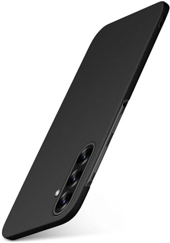moex für Samsung Galaxy A26 5G Hülle Ultra Dünn, Schutzhülle mit erhöhtem Kameraschutz, Slim Cover Hardcase Backcover, Dünnste Handyhülle Minimalistisch Alpha Case, Matt Schwarz