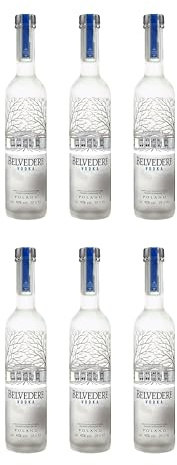 Vodka Belvedere Pure 3 litros destilado premium selección gourmet – 6 Botellas x 300 cl