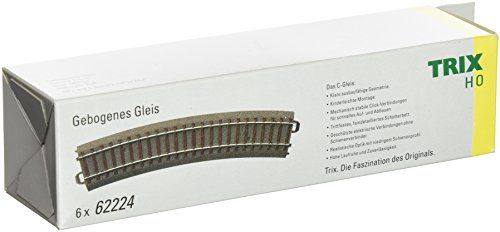 H0 Trix C-Gleis 62224 Gebogenes Gleis 6 St.