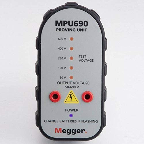 Megger 1001-561 MPU690 Prüfspannungsquelle für 2-polig Spannungsprüfer, 5x Nennausgangsspannungen: 50V, 100V, 230V, 400V