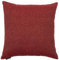 McAlister Textiles Herringbone Tweed | Sofakissen mit Füllung in Rot | 43 x 43 cm | traditionelles gewobenes Fischgräten-Muster | gefülltes Deko Kissen für Sofa, Bett, Couch