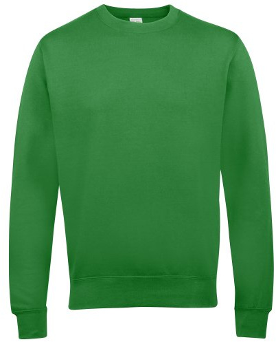 AWDis Men's Sweat Sweatshirt, Green (Kelly Green), X-Large