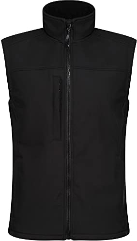 Regatta Professionelle Herren-Weste, wasserabweisend, Softshell-Weste, XXL, Schwarz, 1