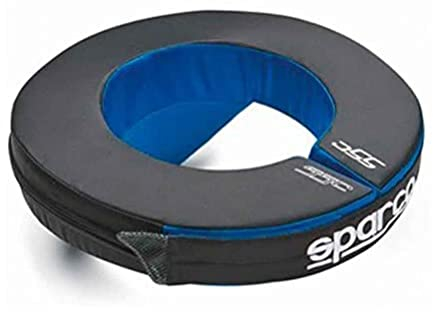 SPARCO 001602AZNR-B Unterstützung Helm Karting Kragen Blau/Schwarz
