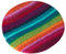 Maharanis FAIRTRADE Handgefilztes Sitzkissen Stuhlkissen Untersetzer Regenbogen, Bunter Mix, 36