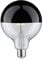 Paulmann 28680 LED Lampe Filament G125 6W Leuchtmittel Kopfspiegel Schwarz Chrom 2700K Warmweiß dimmbar E27