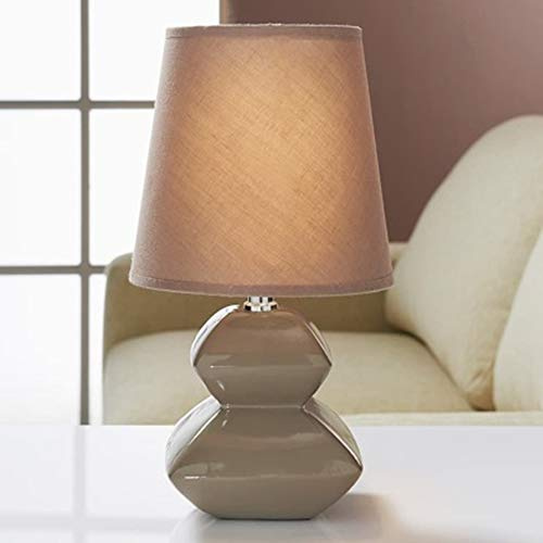 SB19 Stylish Pagoda Pebble Table Lamp Perfect for Bedside Tables Lamp for Studies or Living Rooms - Mocha