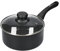 MasterClass Can-to-Pan Ceramic Eco Saucepan with PTFE, PFOA and BPA Free Non Stick, Made from 1 % Recycled Aluminium, 16 cm,Black