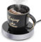 Suewow Chauffe-café, Chauffe-Tasses, Chauffe-Tasses de Table, Chauffe-Boissons électrique avec 3 réglages de température, avec Protection Auto on/Off et Auto Power Off. (Argent)
