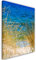 Feeby Vlies Leinwandbild Dünen Sandiger Weg Ozean Strand 40x60 cm Wanddeko Design Kunstdruck Zimmerdeko Bilderwand Meer Pflanzen Natur Gras Blau