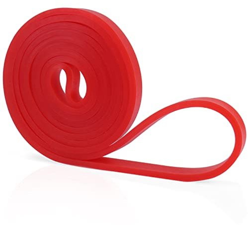 Resistance Bands, Exercise Pull Up Bands for Women Men, Premium Latex Long Resistance Band, Stretch Bands for Exercise, Loop Band (red)