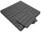 Jopassy 22 Stück WPC Terrassenfliesen, 30x30 cm Balkon Bodenfliese, Gartenfliesen mit Klick-System, Terrassendielen Balkonfliesen Klickfliesen, 2m² Anthrazit