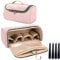 Bag Compatible with Dyson Airwrap Hair Dryer, Travel Bag for Airwrap Hair Styler Storage Bag for Airwrap Complete Hair Styler and Attachments with Hanging Hook 4 Clips Travel Case Bag Pink