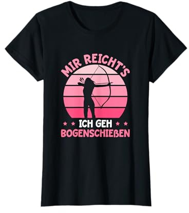 Damen Bogenschießen Schützenverein Bogensport Schützin T-Shirt