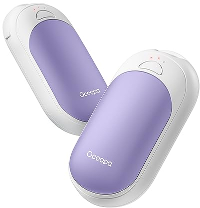 OCOOPA Magnetische Wiederaufladbare Handwärmer 2er-Pack, Ultraleicht und dünn, Elektrischer Taschenwärmer, Männer und Frauen, EIN Muss für die Handtasche, Union UT3 Lite, Regular, Schwarz