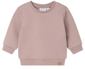 Name IT Unisex Nbntakki Ls Noos Sweatshirt, Deauville Mauve, 80 EU