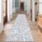 SHACOS Tapis de Passage Long Couloir 66 x 213 cm Tapis de Passage à Poil Court Doux Antidérapant Tapis de Sol Long pour Entrée, Cuisine, Salon, Chambre