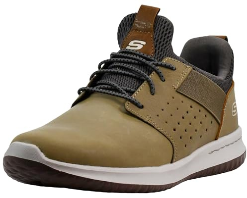 Skechers Men's Delson Axton., taupe, 11 UK