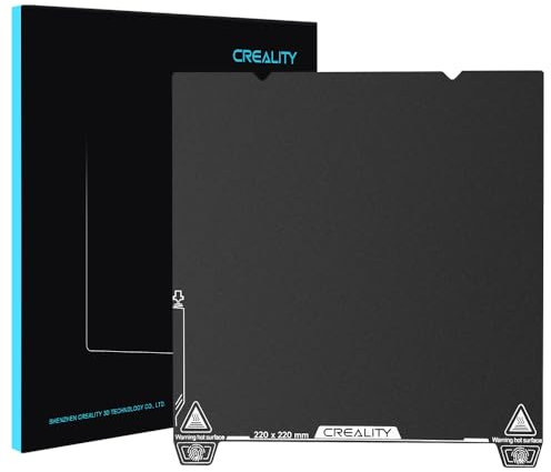 Creality Epoxidharz Bauplatte 235 x 235 mm, doppelseitige Bettplattenstruktur, Federstahl, hitzebeständig, langlebig, verschleißfest, flexible für Ender-3V3/3V3 SE/3V3 KE/3S1/3S1 Pro K1 K1 SE