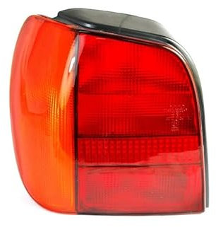EDA PREMIUM auto Rückleuchte, Rücklicht, Heckleuchte Links Rot Gelb 6N0945095 passend für VW POLO H/B IV 1994-1999, H/B, Gelb, Rot, ECE