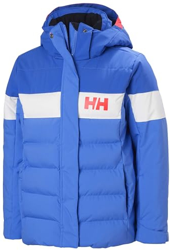 Helly-Hansen JR DIAMOND JACKET Wasserdichter isolierter Junior Unisex Wintermantel, atmungsaktive strapazierfähige Jugend Oberbekleidung, 554 Ultra Blue - 12, 554 Ultrablau, 12 Jahre